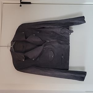 BlankNYC Moto Style Jacket, Sz S, Suede type fabric
